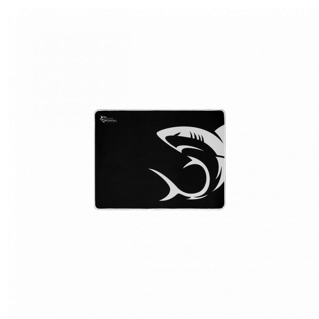 Mousepad gaming White Shark SHARK L, madhësi L, 3mm, i zi e bardhë