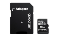 Kartë e memories GOODRAM M1AA-0160R12, MicroSDHC, 16 GB, Class 10 + përshtatës SD