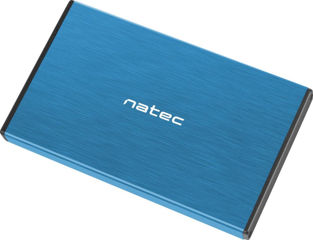 Kornizë Natec RHINO GO SATA, USB 3.0, 2.5", e kaltër