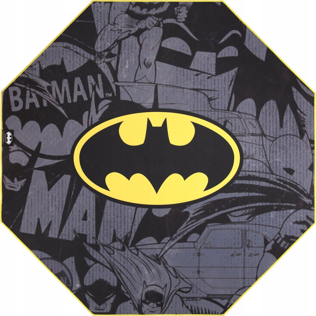 Tapet gaming Subsonic Batman Gamer Floor Mat SA5590 B1, kundër rrëshqitjes, rezistent ndaj ujit, shumëngjyrësh