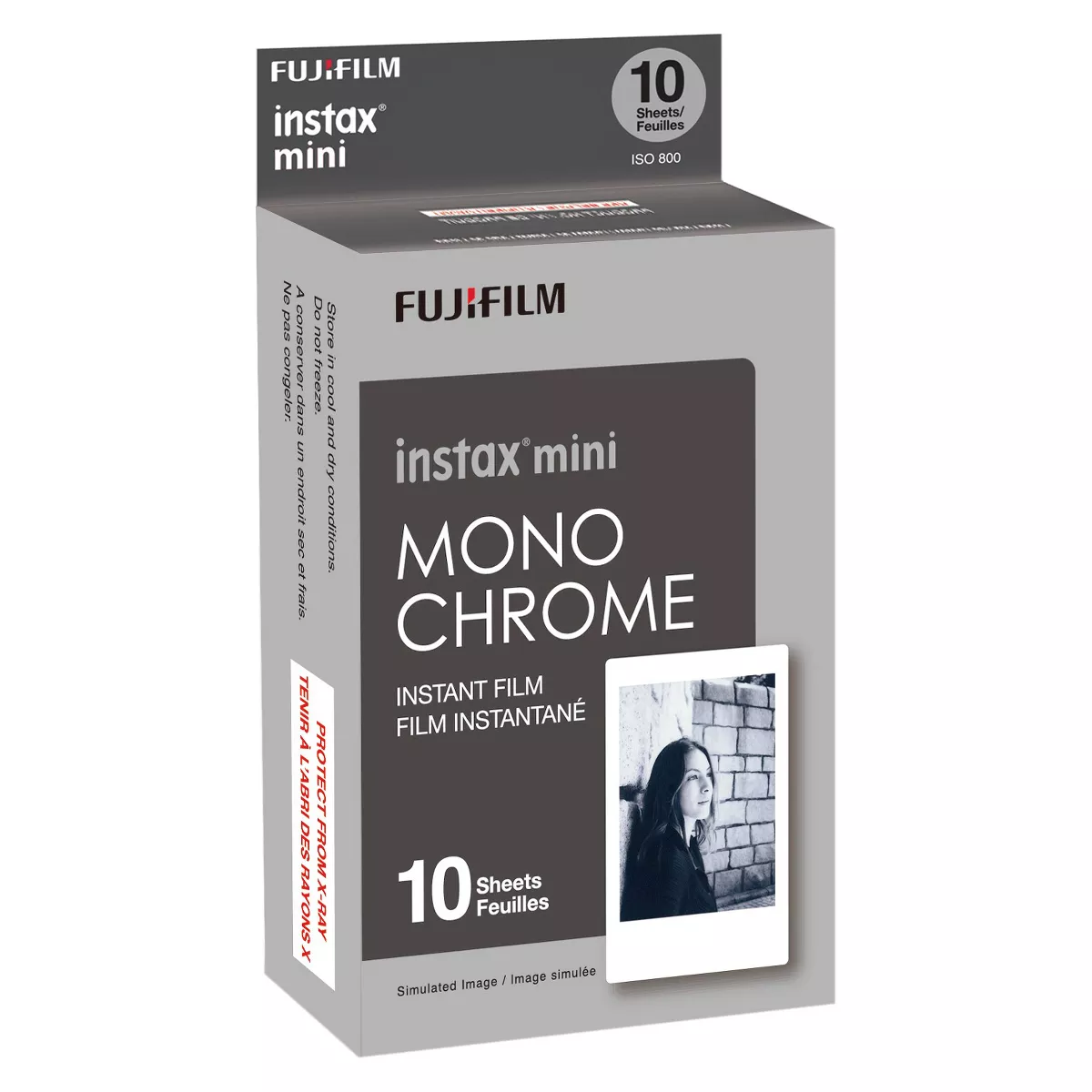 Film fotografik Fujifilm INSTAX mini Monochrome, 10 copë