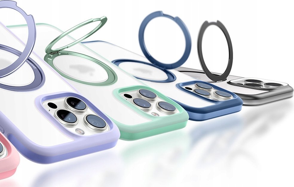 Mbulesë telefoni Torras Ostand R Fusion për iPhone 16 Pro Max, mbrojtje e rritur, dizajn i hollë, blu