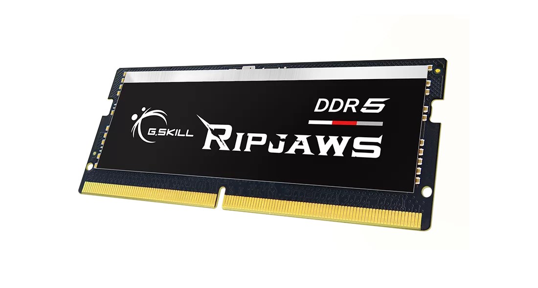 Memorie RAM G.Skill Ripjaws, SODIMM, DDR5, 32GB, 5600 MHz, CL46, e zezë