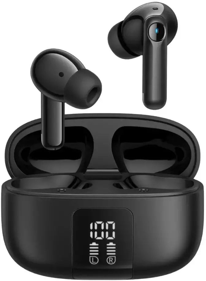 Kufje wireless Joyroom Funpods JR-FN3, ANC, 28h, të zeza