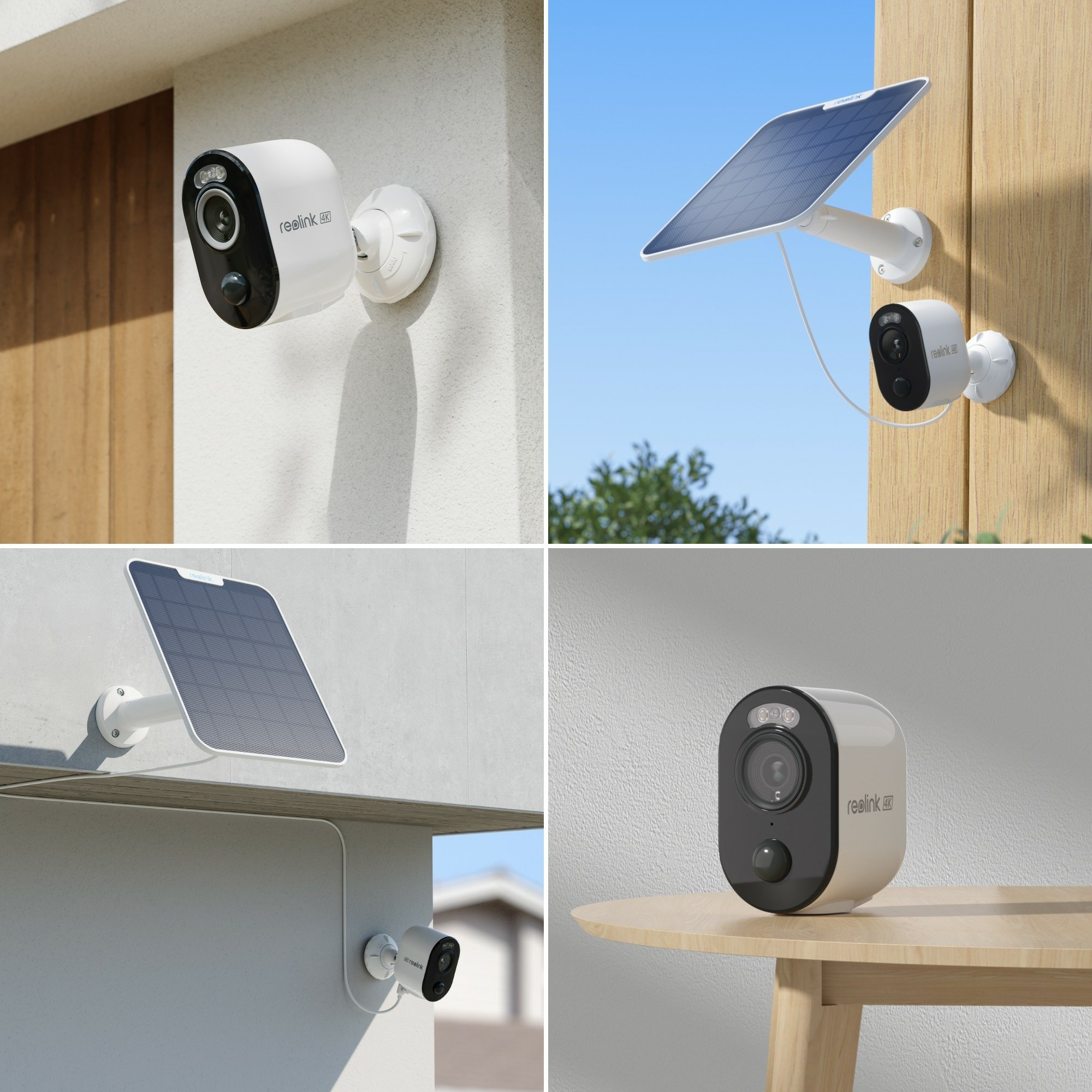 Kamerë IP Reolink Argus Series B350, 4K 8MP, Wi‑Fi, e bardhë