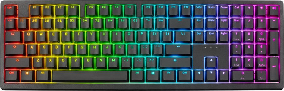 Tastierë gaming Ducky Zero 6108 Classic, wireless, RGB, Cherry MX2A Blue, e zezë