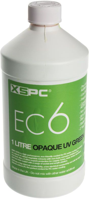 Lëng ftohës për PC XSPC EC6, 1L, efekt UV, i gjelbër