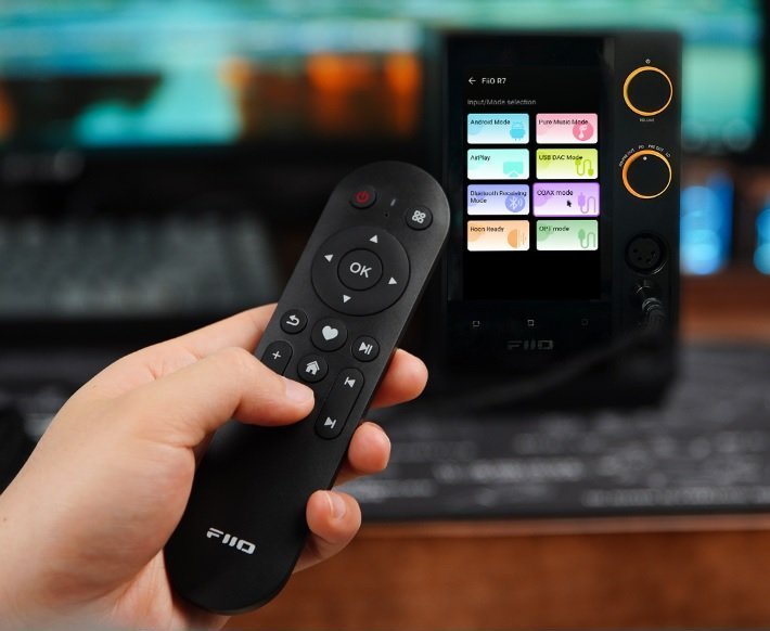 Pilot Bluetooth FiiO RM3, BLE 5.1, me xhiroskop, i zi