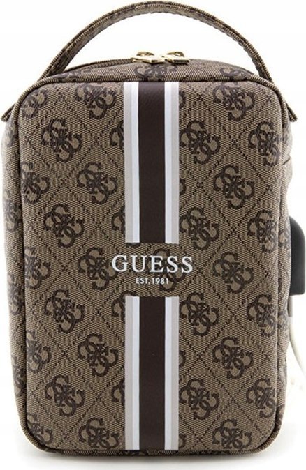 Çantë udhëtimi Guess 4G Printed Stripes Organizer GUHBP4RPSW, organizuese, kafe