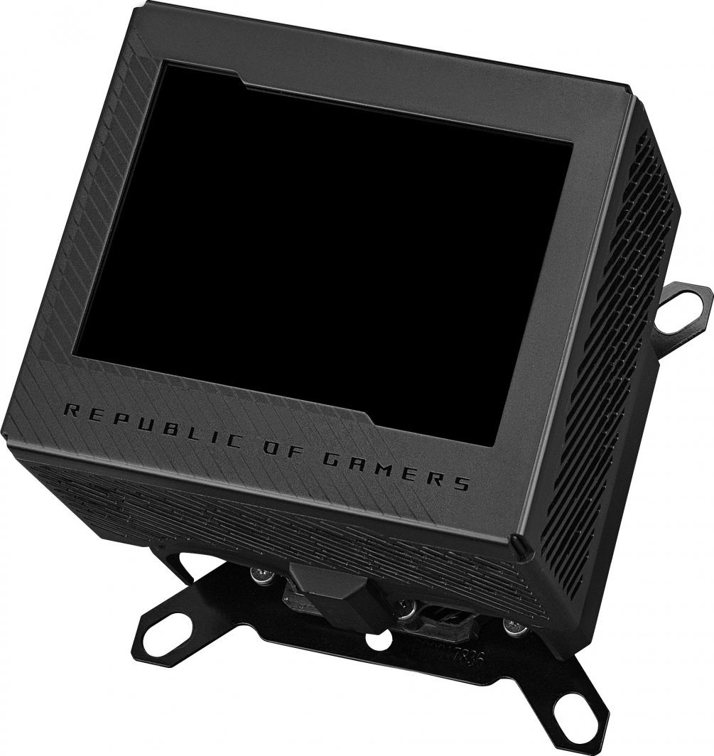 Bllok uji për ftohës ASUS ROG Ryujin III WB, Asetek, 3.5” LCD, i zi