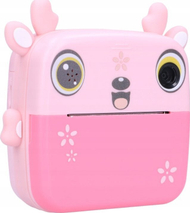 Термички принтер Extralink EPP-005, Bluetooth, сет со 3 ролни хартија, розов