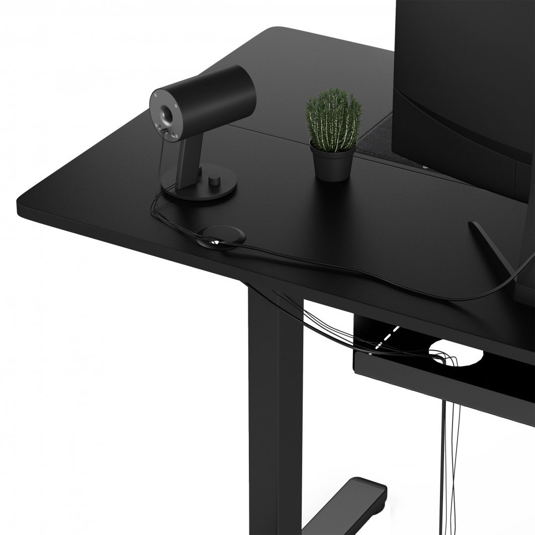 [OUTLET] Tavolinë elektrike SENSE7 Nojo, 120cm x 60cm, e zezë