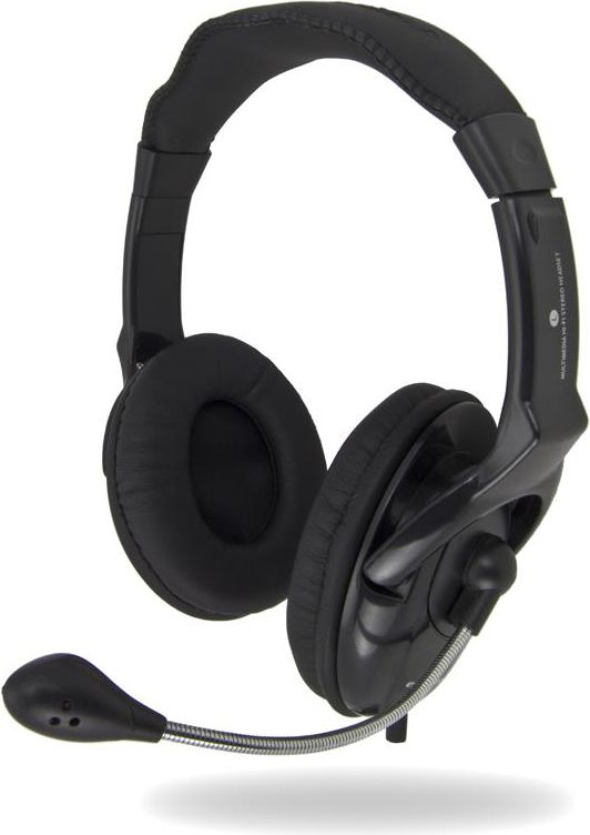 Kufje me mikrofon Esperanza EH101, on ear, 2.5 m, 3.5 mm, të zeza