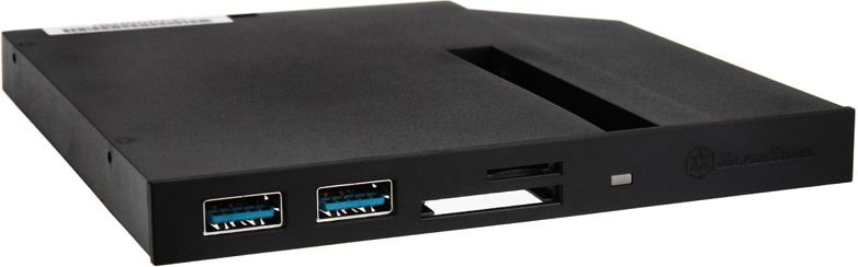 Adapter SilverStone SST-FPS01, për M.2 SATA SSD, bajt 12.7mm, gri