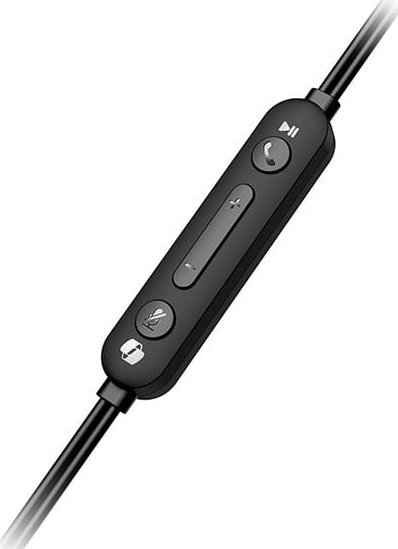 Слушалки со микрофон Genius HS-220U-C Copilot, USB-C, ултра лесни, црни