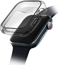 Mbulesë mbrojtëse Uniq Garde për Apple Watch Series 7 45mm, gri e tymosur