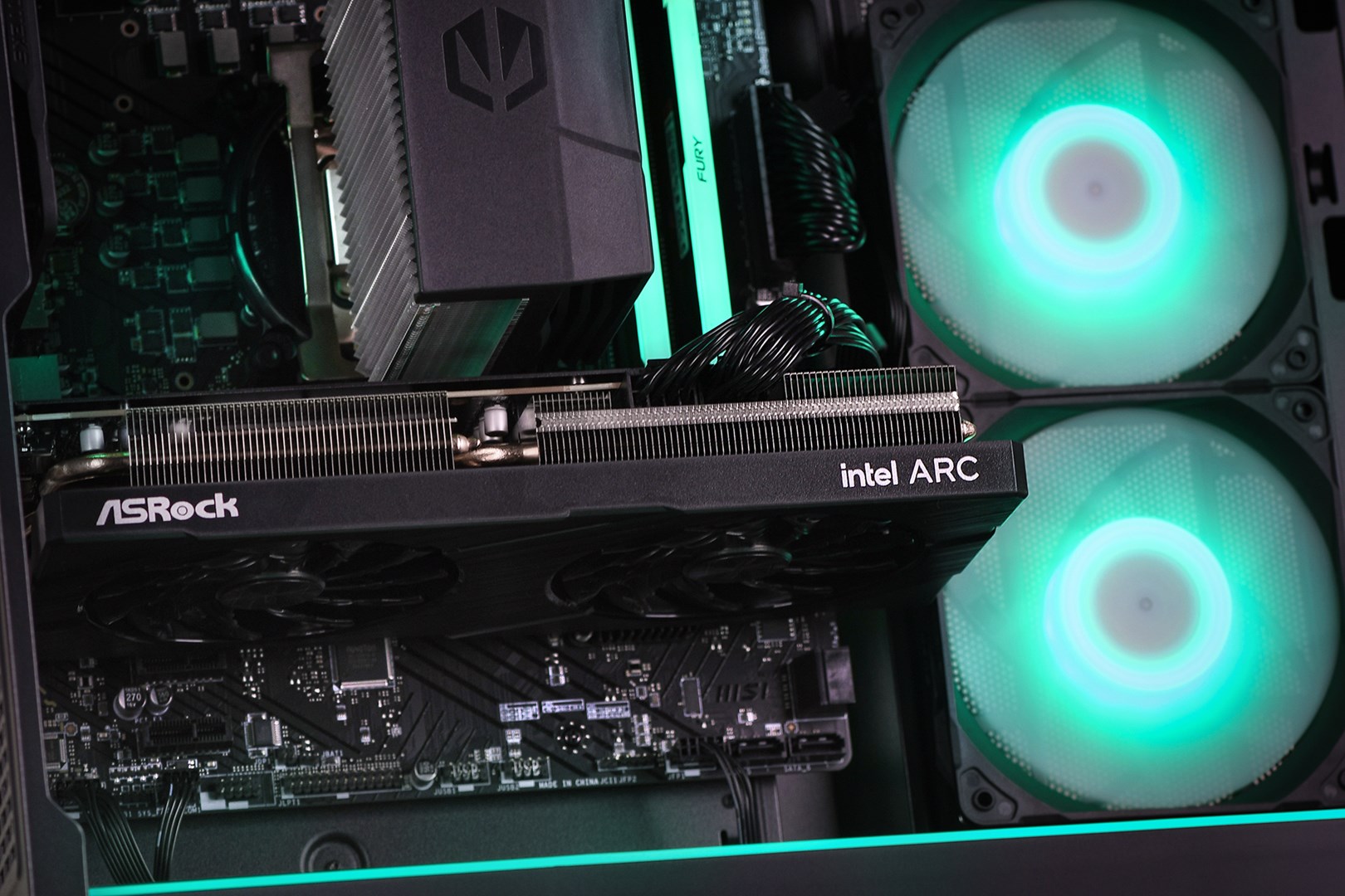 Компјутер Actina View, i5-12400F, 32GB, 1TB SSD, Arc A580, црн