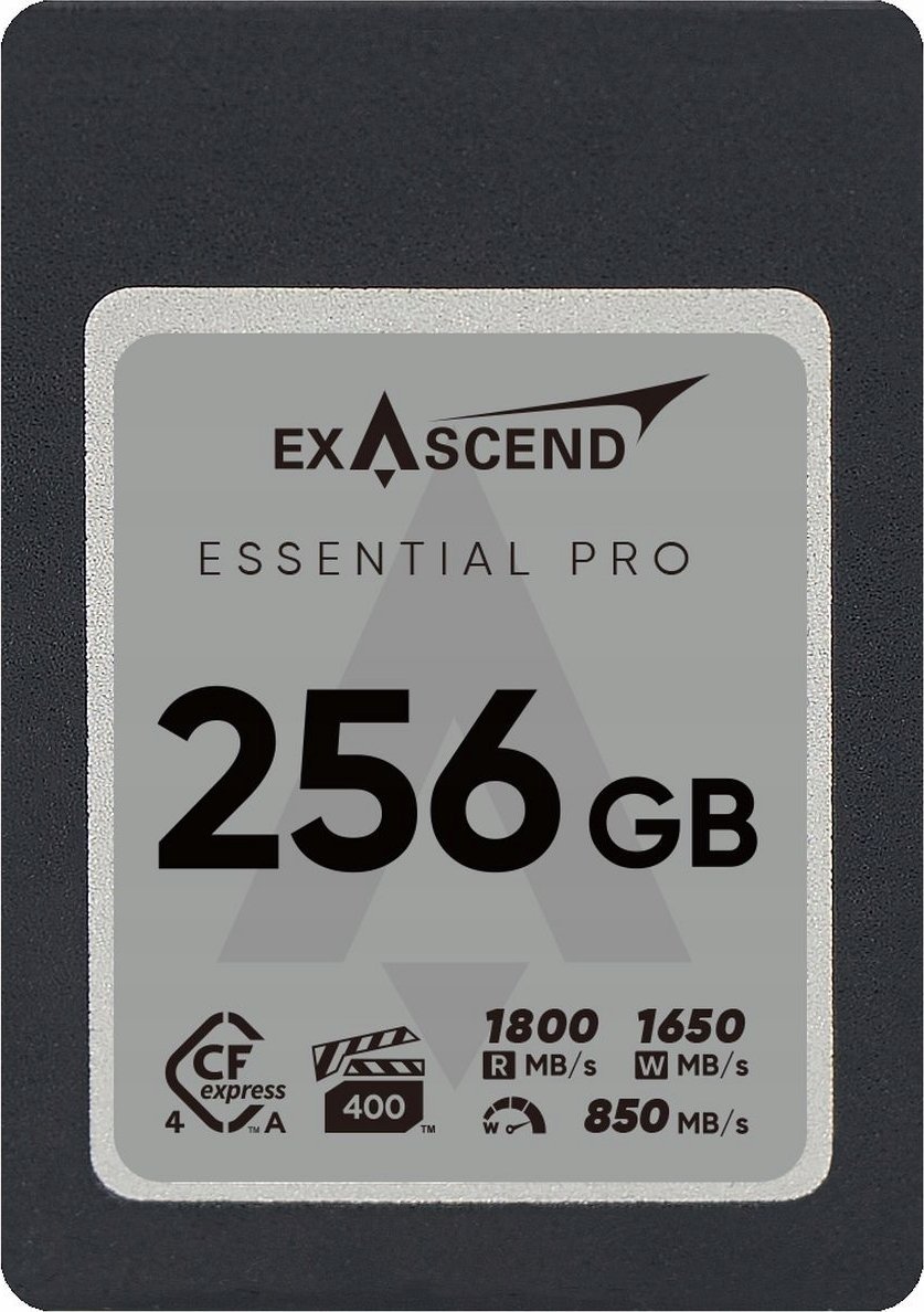 SSD i jashtëm Exascend Essentia Pro, 256GB CFexpress A, 0.26TB