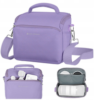 Çantë sling fotografike K&amp;F Concept KF13.179V7, 5L, për DSLR dhe dron, vjollcë