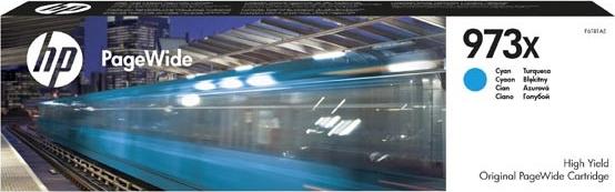 Patron bojë HP 973X F6T81AE, PageWide, kapacitet i lartë, ciankaltër