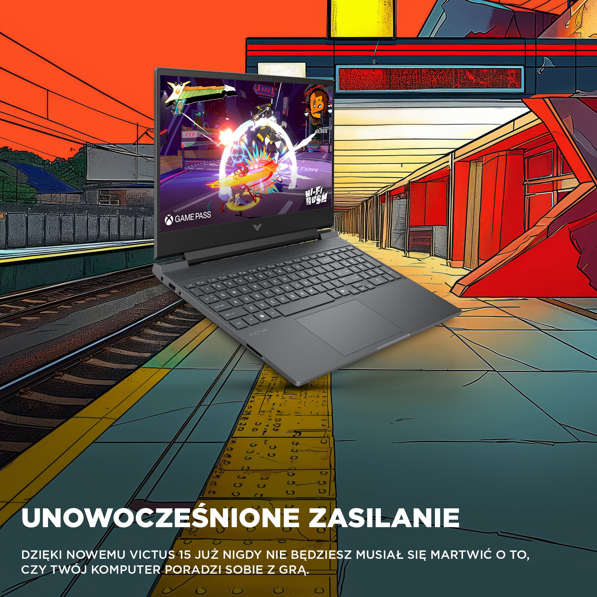 Laptop gaming HP Victus 15-fb3042nw, 15.6", Ryzen AI 5, RTX 5060, 16GB RAM, e zezë