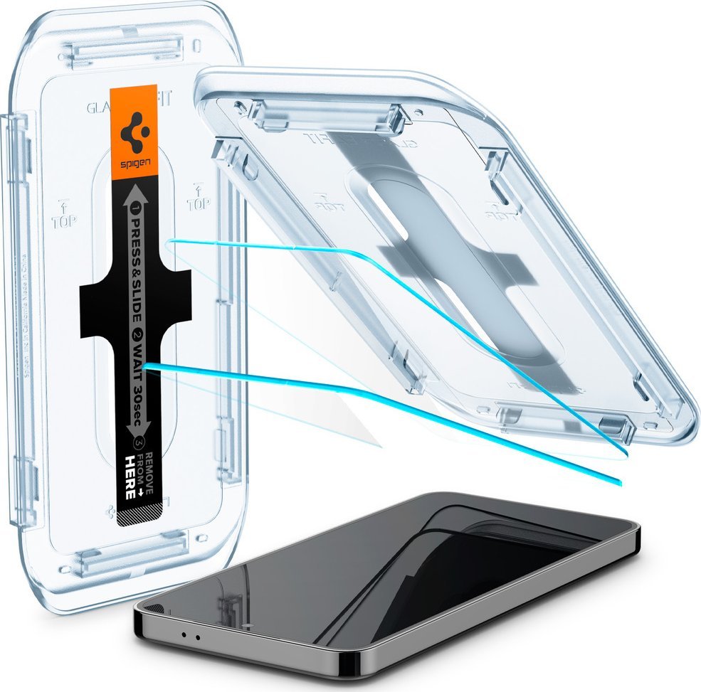Xham mbrojtës Spigen Glas tR EZ Fit HD, Samsung Galaxy S24 Plus, 2 copë, transparent
