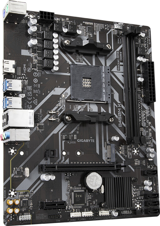 Pllakë amë GIGABYTE B450M K - AMD B450