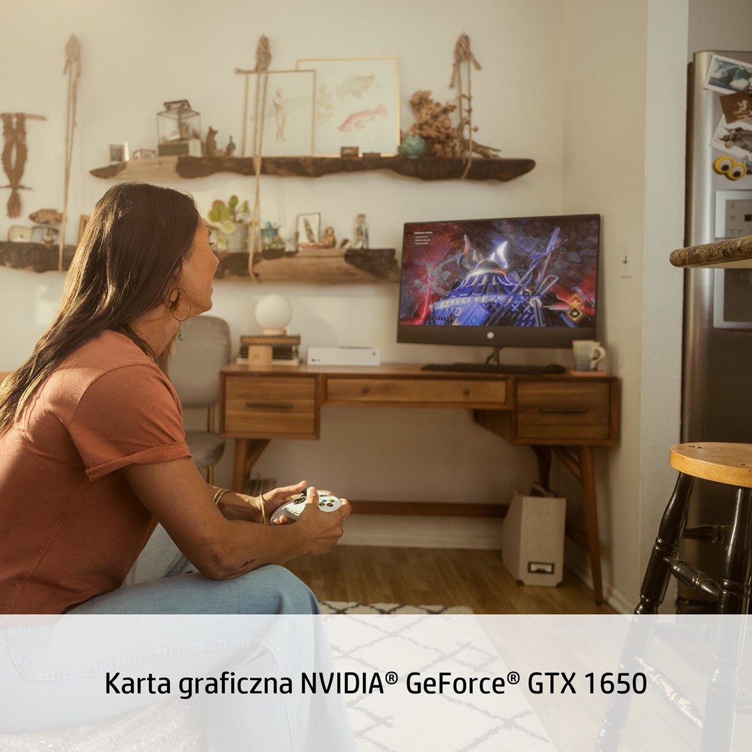 Kompjuter All-in-One HP 6J9N3EA, 31.5", i5-12400T, 16GB RAM, 1TB SSD, GTX 1650, i zi