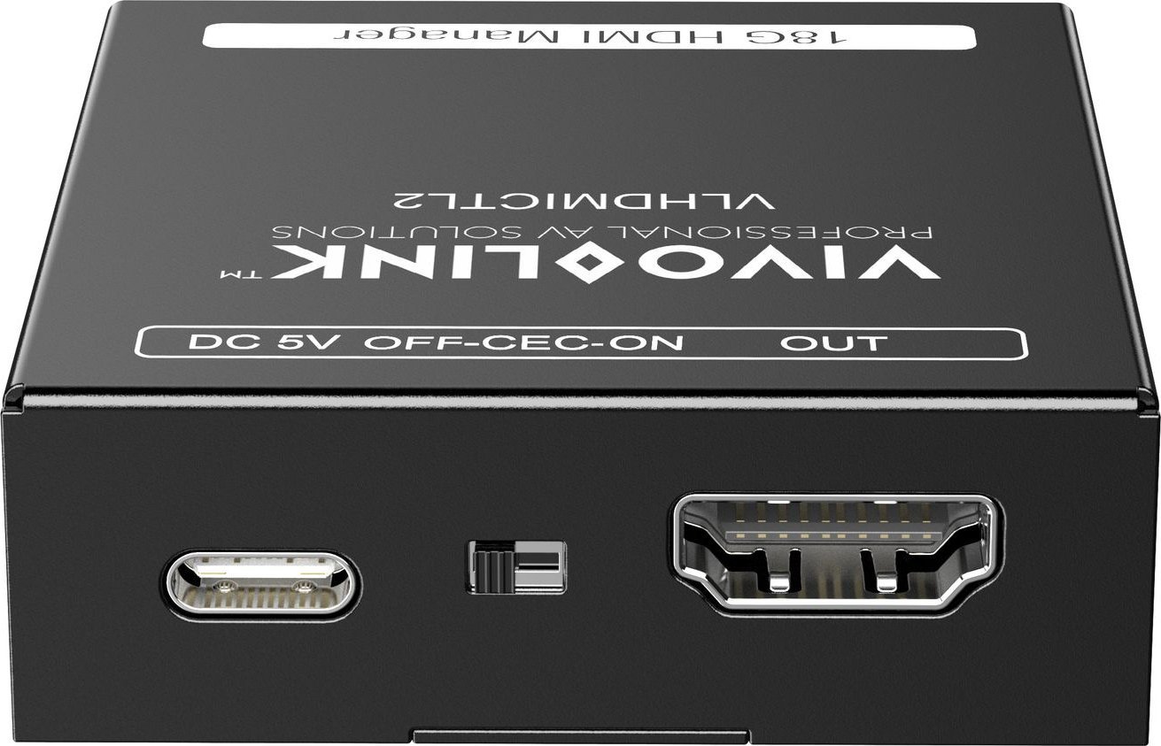 Emulator EDID Vivolink VLHDMICTL2, HDMI, kontroll HDCP dhe CEC, i zi