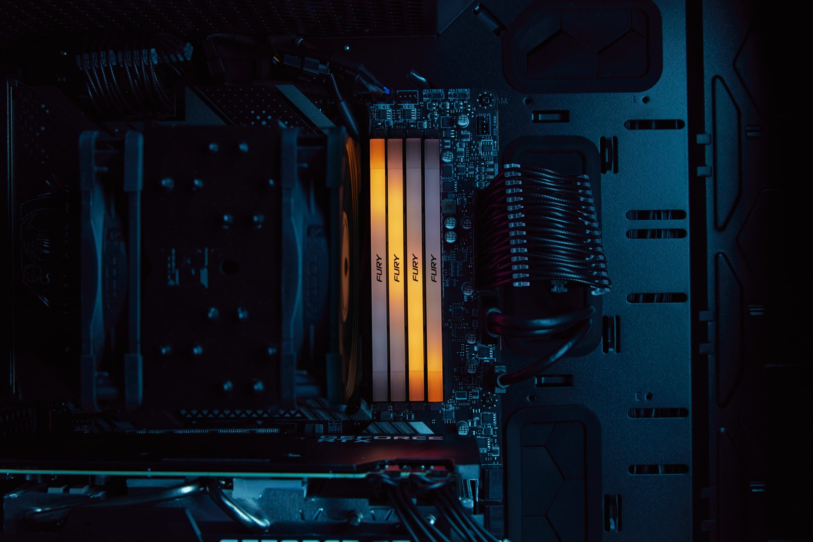 Memorie RAM Kingston FURY 16GB 3600MT/s DDR4 CL16 DIMM 1Gx8 Renegade RGB