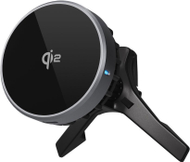 Karikues makine wireless magnetik Spello ForceDrive SD70, Qi2 MagSafe, për grilë ajrimi, i zi