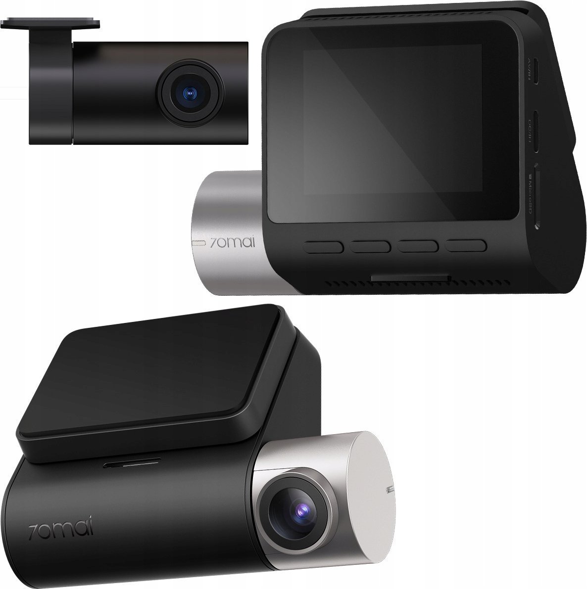 Kamerë makinë 70mai A510 Global Version, 3K 1944P, GPS ADAS, i zi