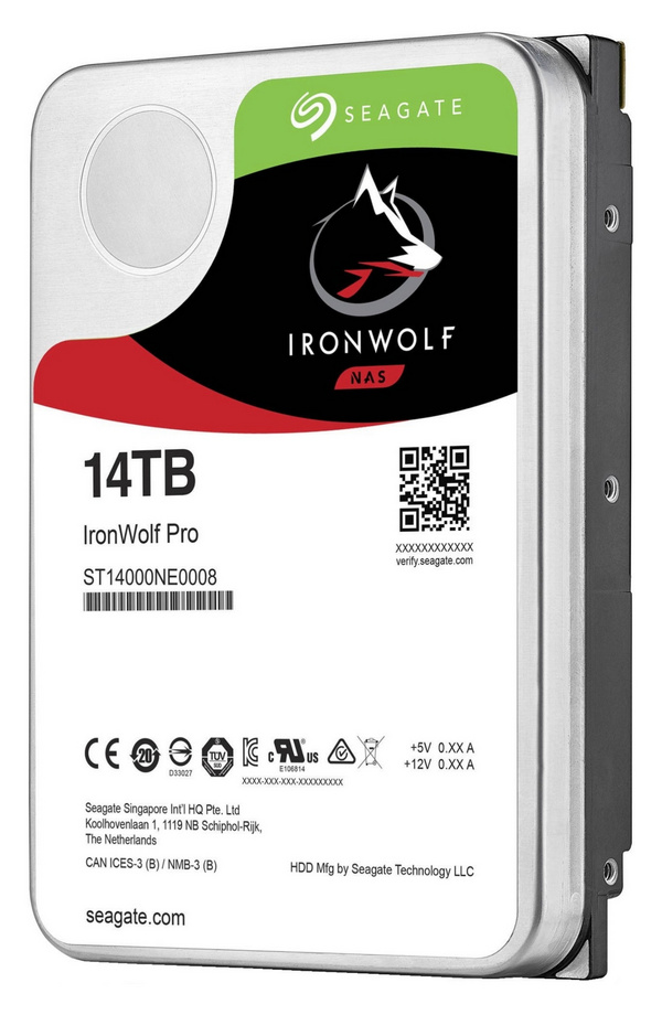 Disk Seagate IronWolf Pro ST14000NE0008, 3.5", 14TB, SATA 6Gb/s, i argjendtë