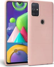 Mbrojtëse silikoni Tech-Protect për Samsung Galaxy M31, rozë