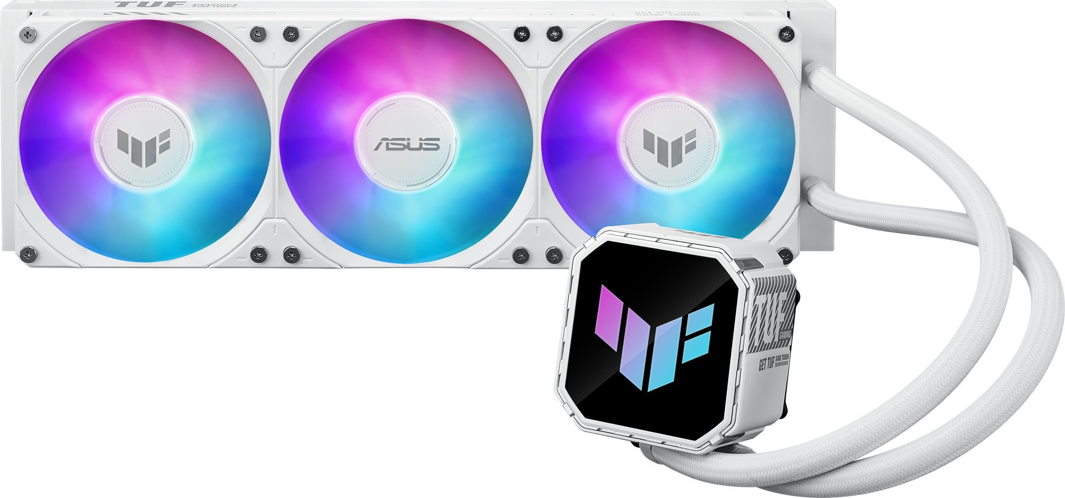 Ftohës uji CPU ASUS TUF Gaming LC III 360 ARGB, 360mm, ARGB, i bardhë