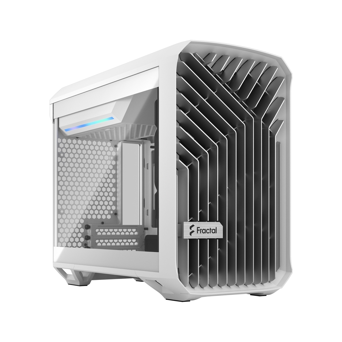 Kasë për PC Fractal Design Torrent Nano White TG Clear Tint, e bardhë