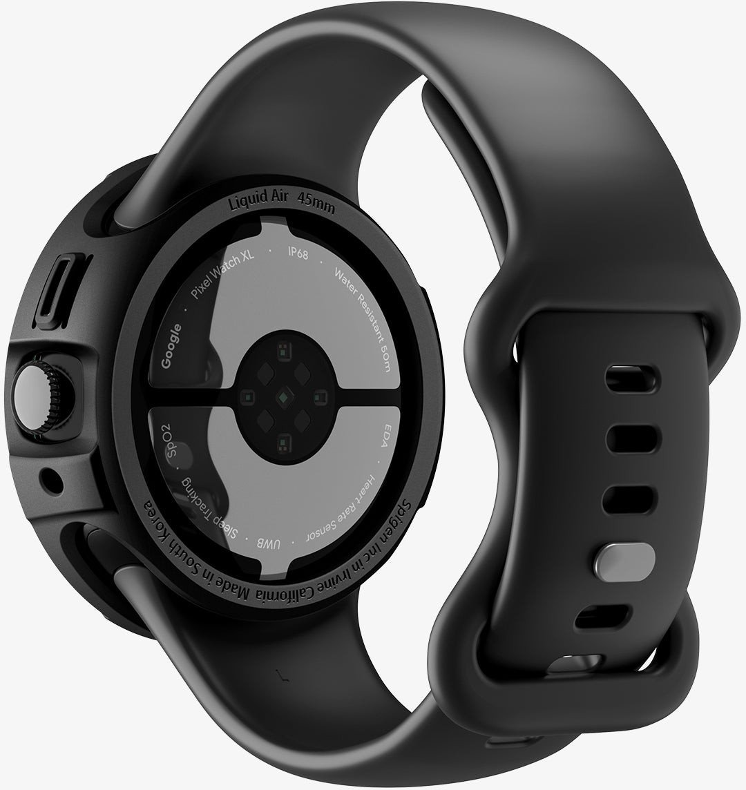 Mbulesë orë inteligjente Spigen Liquid Air Stand, për Google Pixel Watch 4 41mm, matte, e zezë