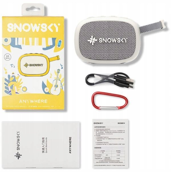 Портативен звучник FiiO Snowsky Anywhere, Bluetooth 5.4, IPX6, црн