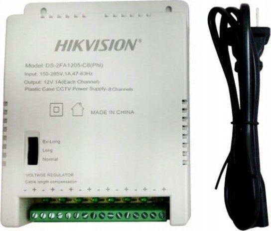 Furnizim energjie Hikvision DS-2FA1205-C8, 12V 1A, i zi