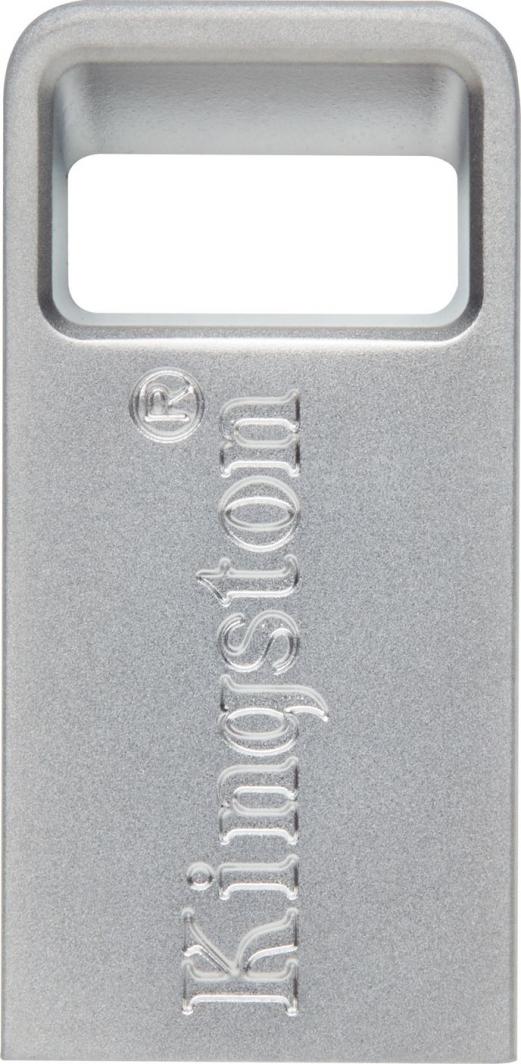 USB Kingston DataTraveler Micro Gen 2, 128 GB, e argjendtë