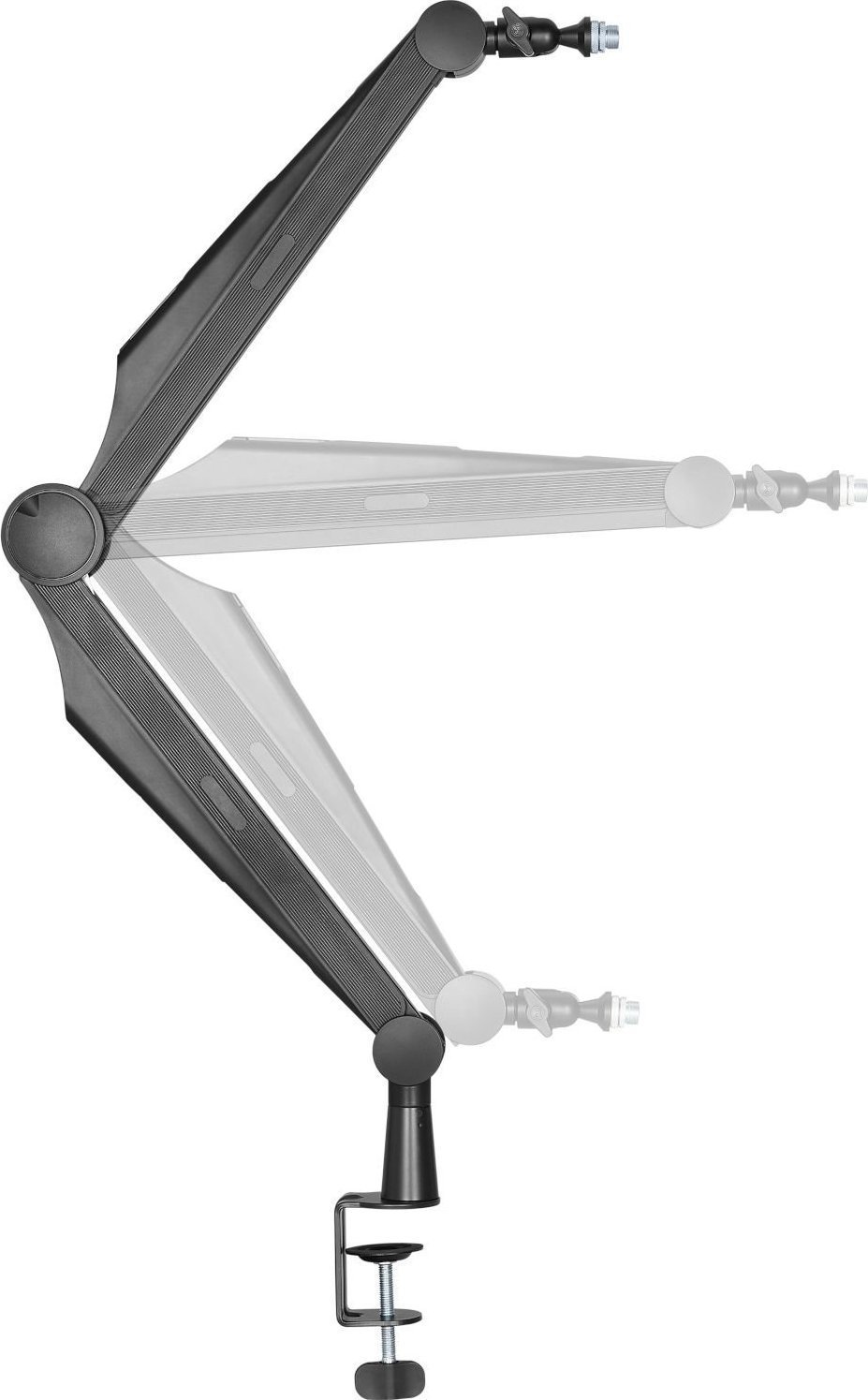 Stativ mikrofoni Mozos SB41, 80 cm, me pop filter PS PRO, i zi