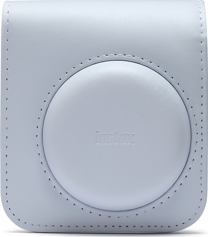 Mbulesë aparati Fujifilm Instax Mini 12, me rrip shpatulle, Clay White