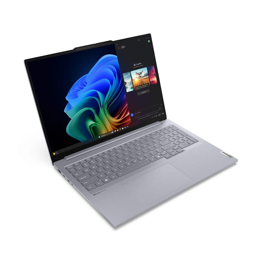 Laptop Lenovo ThinkBook 16 Gen 7, 16", Qualcomm Snapdragon X Plus X1P-42-100, 32GB RAM, 1TB SSD, i hirtë