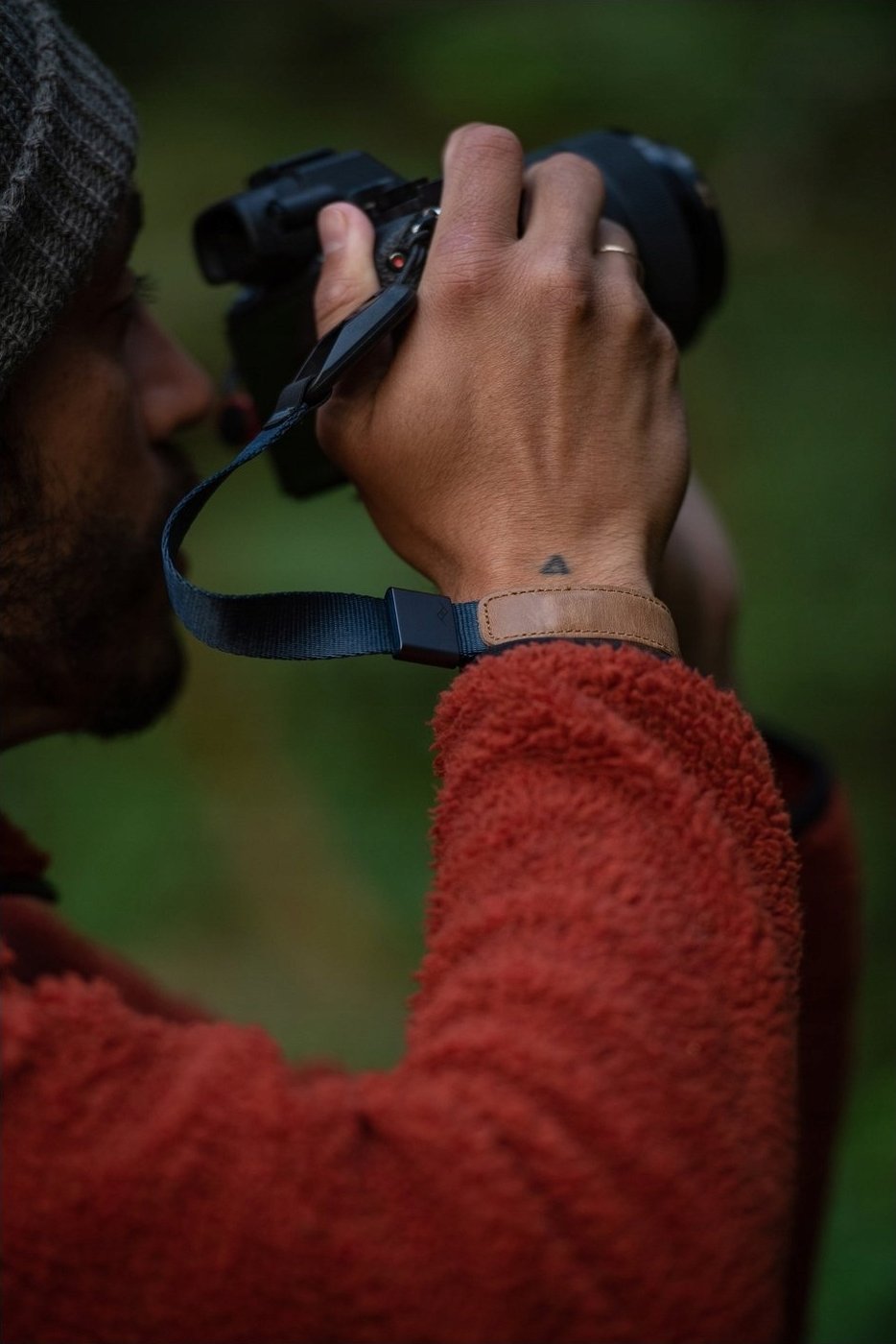 Rrip dore për kamerë Peak Design Cuff, universal, Midnight, i kaltër i errët