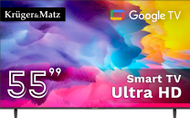 Televizor KRUGER &amp; MATZ KM0255UHD-G, 55", 4K UHD, Smart TV