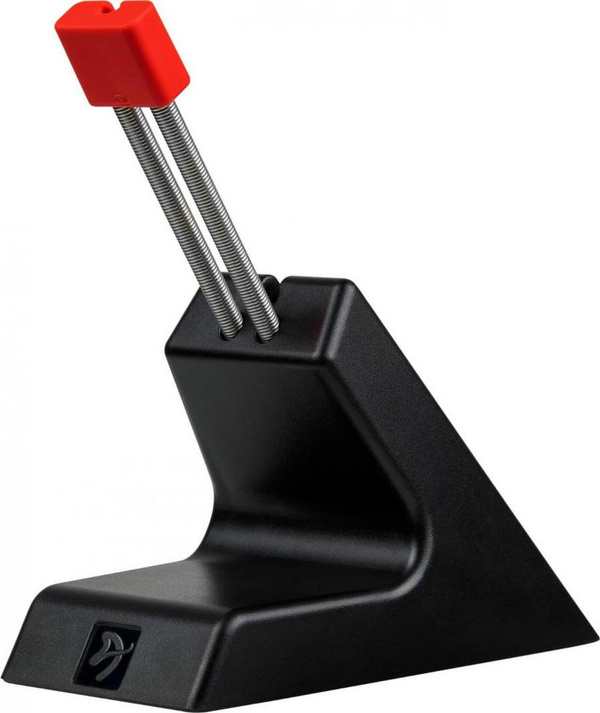 Mbajtës për kabllo Arozzi Mouse Bungee, e zezë/kuqe