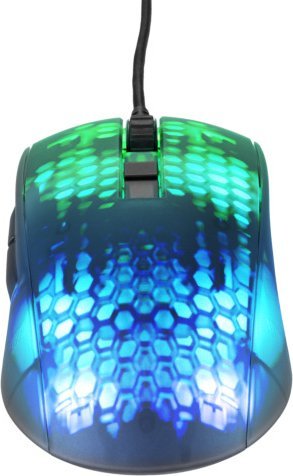 Maus gaming Deltaco Gaming DM310, 6200 DPI, 6 butona, i zi transparent