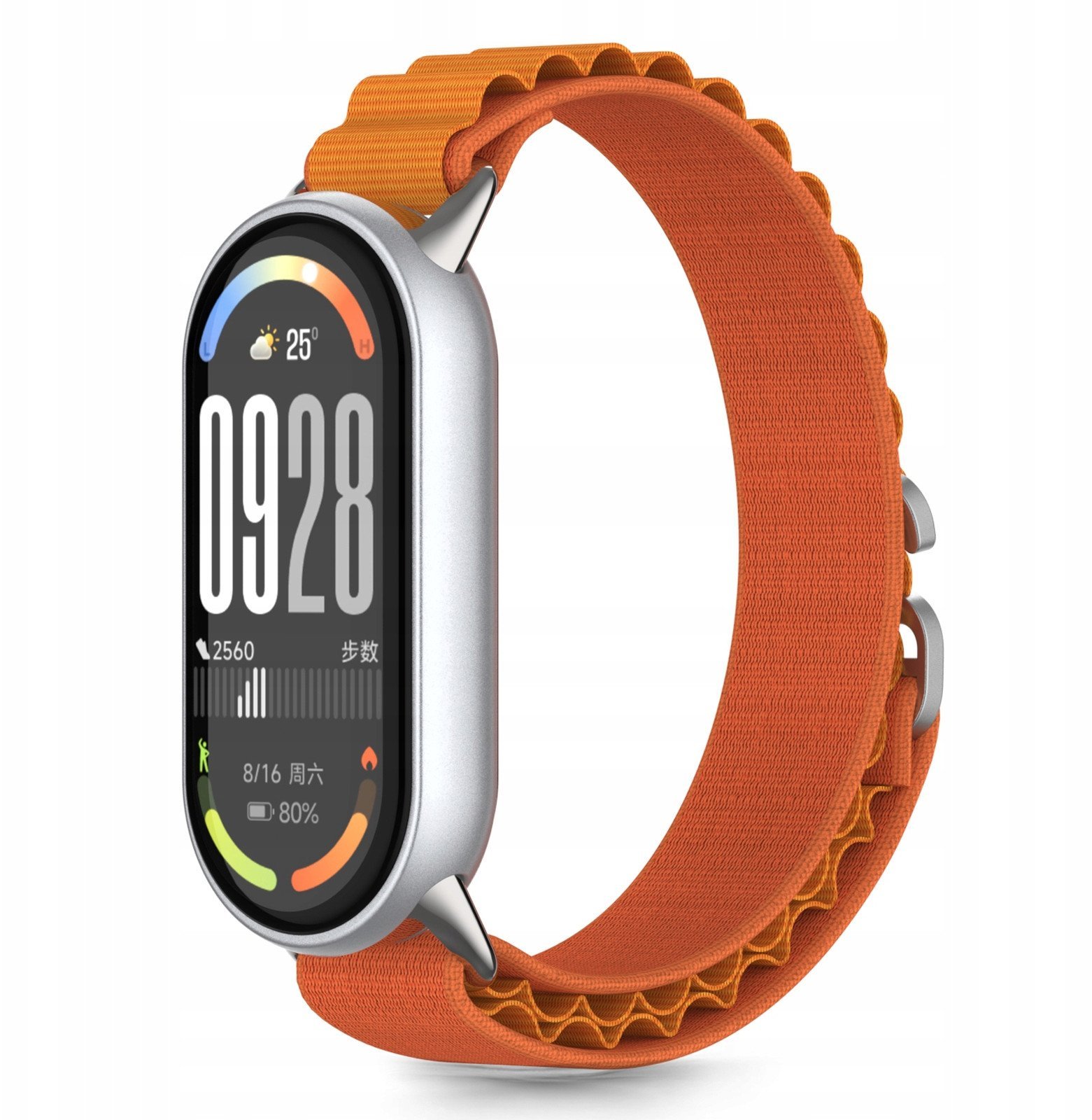 Rrip ore Tech-Protect Nylon Pro për Xiaomi Smart Band 8 9 10 NFC, najlon, portokalli