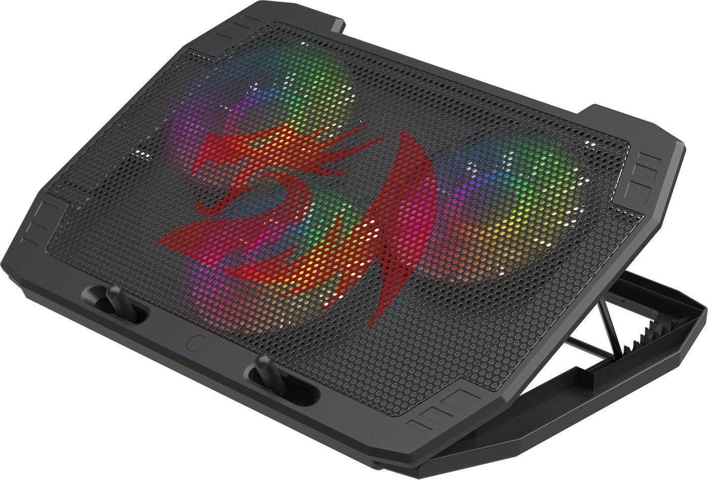 Кулер држач за лаптоп Redragon GCP511 Ingrid, 15"-17", РГБ, црн