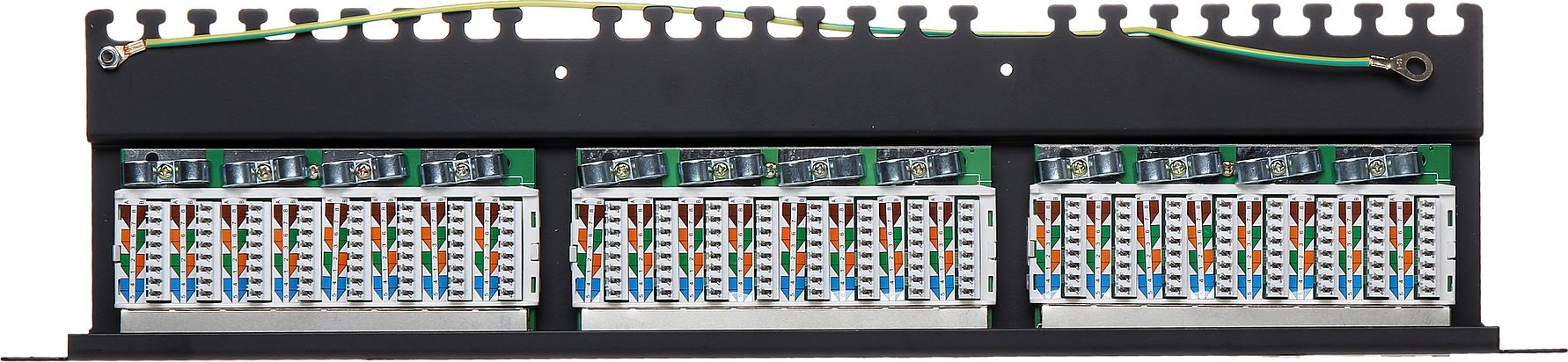 Patch panel Delta PP-24 RJ45, 24 porta, Cat 5e FTP, 1U, i zi